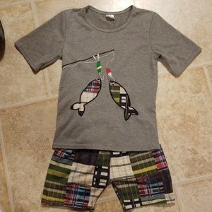 Unique fishing short set